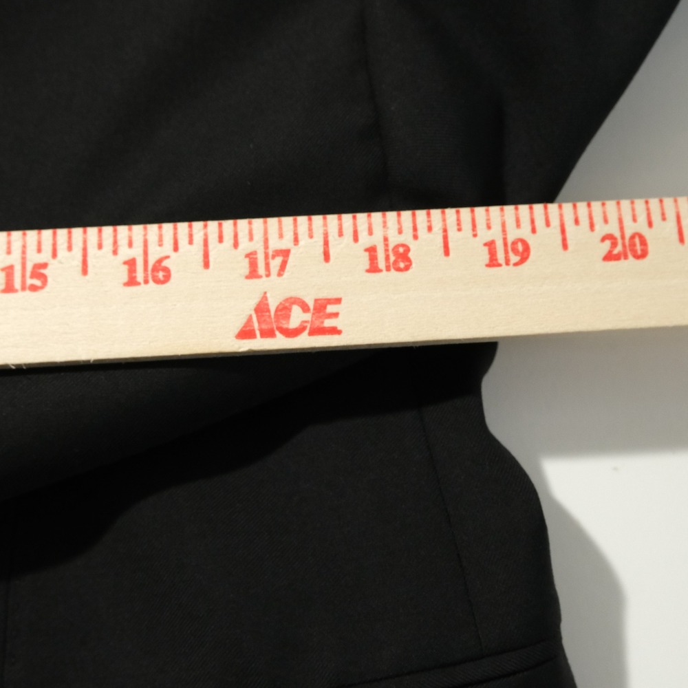 Suitsupply 42R Slim Lazio Sport Coat 100% Wool Black Two Button Double Vented - Picture 15 of 16